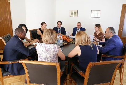 Արծվիկ Մինասյանը հանդիպում է ունեցել Համաշխարհային բանկի առաքելության թիմի հետ