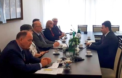 «Արցախի ժողովրդի անկախության եւ ազատության պայքարը դատապարտված է հաղթական ավարտի». Էդուարդ Շարմազանովը՝ Լեհաստանի Սենատի փոխնախագահին