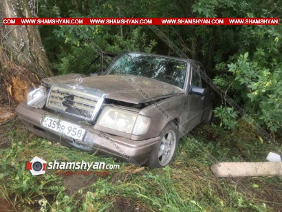 Ավտովթար Կոտայքի մարզում․ 48-ամյա վարորդը Mercedes-ով բախվել է հաստաբուն ծառին և հայտնվել ձորակում․ ընտանիքի անդամները տեղափոխվել են հիվանդանոց․ ՖՈՏՈՌԵՊՈՐՏԱԺ
