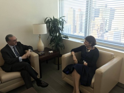 Զոհրաբ Մնացականյանը Ռոսմարի Դիկարլոյին ներկայացրել է նոր կառավարության ծրագրի առաջնահերթությունները