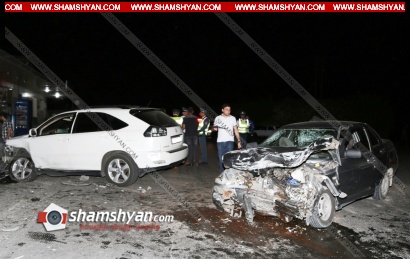 Խոշոր ավտովթար Կոտայքի մարզում. բախվել են Lexus-ը և ВАЗ 21101-ը. կա 5 վիրավոր. ավտոմեքենաների վրայից համարանիշները հանել էին. ՖՈՏՈՌԵՊՈՐՏԱԺ, ՏԵՍԱՆՅՈՒԹ