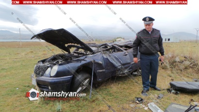 Խոշոր ավտովթար Գեղարքունիքի մարզում․ ճանապարհի թերի վերանորոգման պատճառով 38-ամյա վարորդը Mercedes-ով վթարի է ենթարկվել․ կա վիրավոր․ ՖՈՏՈՌԵՊՈՐՏԱԺ, ՏԵՍԱՆՅՈՒԹ