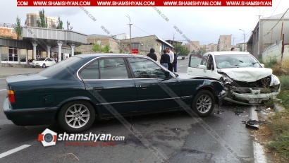 Ավտովթար Երևանում․ Դավիթ Բեկի պողոտայում բախվել են BMW-ն, Nissan Tiida-ն ու LADA 2109-ը․ կան վիրավորներ․ ՖՈՏՈՌԵՊՈՐՏԱԺ, ՏԵՍԱՆՅՈՒԹ
