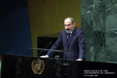Արցախի կարգավիճակը և անվտանգությունը լինելու է Հայաստանի բացարձակ առաջնահերթությունը բանակցային գործընթացում. Ն. Փաշինյանի ելույթը՝ ՄԱԿ-ի Գլխավոր ասամբլեայում. ՖՈՏՈՌԵՊՈՐՏԱԺ