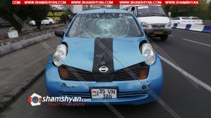 Վրաերթ Երևանում. 25-ամյա վարորդը Nissan-ով վրաերթի է ենթարկել հետիոտնին. հետիոտնը և վարորդը տեղափոխվել են հիվանդանոց. նրանց առաջինը օգնության են հասել բենզալցակայանի աշխատակիցները. ՖՈՏՈՌԵՊՈՐՏԱԺ, ՏԵՍԱՆՅՈՒԹ