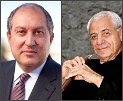 Հանրապետության նախագահ Արմեն Սարգսյանը ծննդյան 90-ամյակի առթիվ շնորհավորել է անվանի դուդուկահար Ջիվան Գասպարյանին