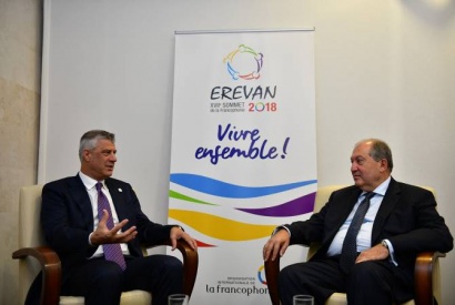 Արմեն Սարգսյանը և Կոսովոյի նախագահ Հաշիմ Թաչին ընդգծել են, որ ցեղասպանությունների ճանաչումն ու դատապարտումը դրանց կանխարգելման լավագույն միջոցն են
