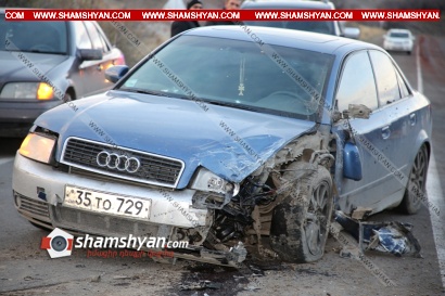 Խոշոր ավտովթար Կոտայքի մարզում. Ձորաղբյուրի ճանապարհին բախվել են Audi-ն ու «07»-ը. կան վիրավորներ. ոստիկանությունը փնտրում է Audi-ի վարորդին. ՖՈՏՈՌԵՊՈՐՏԱԺ, ՏԵՍԱՆՅՈՒԹ