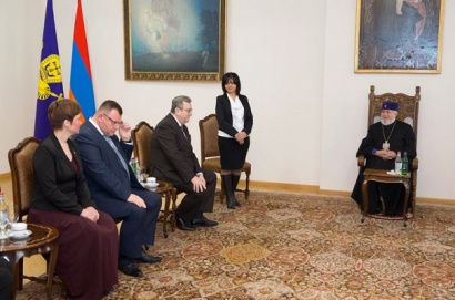 Ամենայն Հայոց Կաթողիկոսն ընդունել է Մոսկվայի պետական մանկավարժական համալսարանի պատվիրակությանը