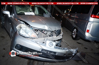 Ավտովթար Երևանում. բախվել են Lexus-ը, Nissan-ն ու 07-ը. վերջինը բախվել է էլեկտրասյանը. ՖՈՏՈՌԵՊՈՐՏԱԺ, ՏԵՍԱՆՅՈՒԹ