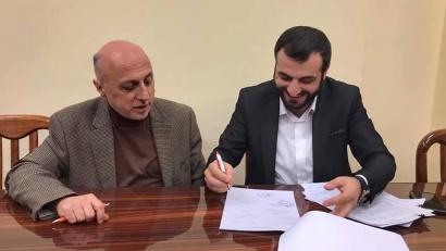 Ստորագրվել է Արամի 23 հասցեում գտնվող պատմաճարտարապետական հուշարձան շենքի ամրակայման, վերականգնման և մասնակի բարեկարգման աշխատանքների նախագծման աշխատանքների վերաբերյալ պայմանագիրը. ՖՈՏՈՌԵՊՈՐՏԱԺ
