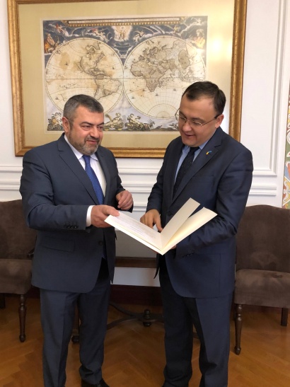 Դեսպան Տիգրան Սեյրանյանը հավատարմագրերի պատճենը հանձնել է Ուկրաինայի արտաքին գործերի փոխնախարարին