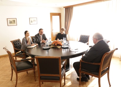 Տիգրան Խաչատրյանն ընդունել է Հայաստանում Լեհաստանի դեսպան Պավել Չեպլակին