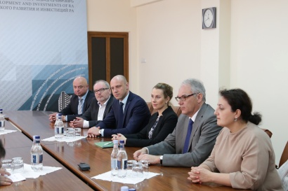 ՀՀ տնտեսական զարգացման և ներդրումների նախարարն ընդունել է գերմանացի գործարարների պատվիրակությանը