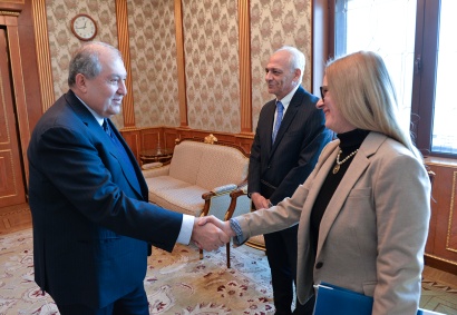 Նախագահ Արմեն Սարգսյանն ընդունել է Համաշխարհային բանկի Հայաստանի գրասենյակի տնօրենին