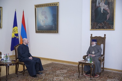Ամենայն Հայոց Կաթողիկոսն ընդունել է ԱՄՆ Հայոց Արևելյան թեմի առաջնորդին
