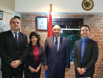 ՀՀ գլխավոր հյուպատոսը հանդիպում է ունեցել Ամերիկայի հրեական կոմիտեի Լոս Անջելեսի մասնաճյուղի աշխատակազմի ղեկավարի հետը