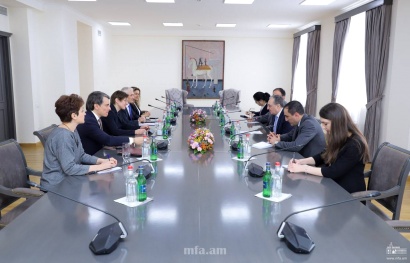 ԱԳ նախարար Զոհրաբ Մնացականյանն ընդունել է Հայաստանում Միավորված ազգերի կազմակերպության զարգացման ծրագրի կառավարչի տեղակալին