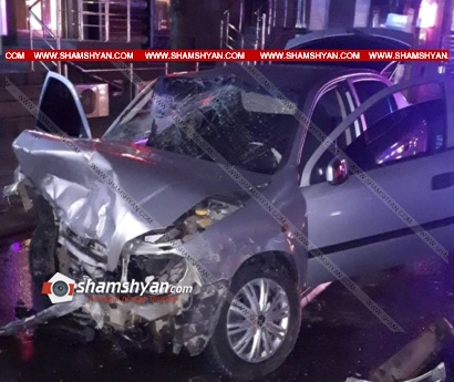 Երևանում բախվել են Mercedes-ը, Opel-ն ու 06-ը. վարորդներից մեկը բիլիարդի ֆեդերացիայի փոխնախագահն է. կան վիրավորներ. ՖՈՏՈՌԵՊՈՐՏԱԺ