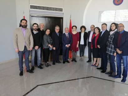 Լիբանանում ՀՀ դեսպանությունում հյուրընկալել են Երևանի Սոս Սարգսյանի անվան Համազգային թատրոնի գեղարվեստական խմբին