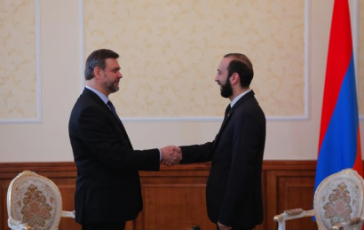 Հայաստանում Չեխիայի դեսպանը հրաժեշտի հանդիպում է ունեցել Արարատ Միրզոյանի հետ
