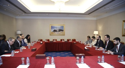 Արարատ Միրզոյանը Կատարում հանդիպել է Կիպրոսի խորհրդարանի ղեկավարի հետ