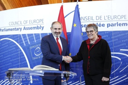 ՀՀ վարչապետը հանդիպել է ԵԽԽՎ նախագահ Լիլիան Մորի-Պասկիեի հետ