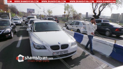 Շղթայական ավտովթար Երևանում. բախվել են 2 BMW-ներ, 2 Mercedes-ներ, 2 Toyota-ներ. ՖՈՏՈՌԵՊՈՐՏԱԺ, ՏԵՍԱՆՅՈՒԹ