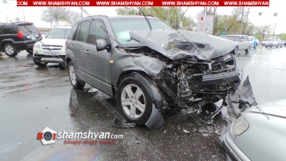 Խոշոր ավտովթար Երևանում. բախվել են Lexus-ը, Peugeot-ը և Suzuki-ն. կա վիրավոր. ՖՈՏՈՌԵՊՈՐՏԱԺ, ՏԵՍԱՆՅՈՒԹ