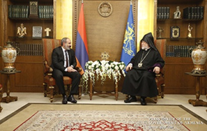 Վարչապետը հեռախոսազրույց է ունեցել Ն.Ս.Օ.Տ.Տ. Արամ Ա Մեծի Տանն Կիլիկիո Կաթողիկոսի հետ