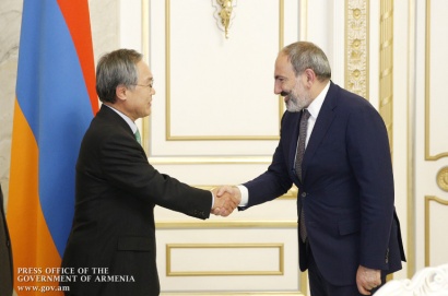 Վարչապետ Փաշինյանը հրաժեշտի հանդիպում է ունեցել ՀՀ–ում Կորեայի դեսպանի հետ
