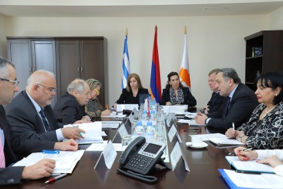 Երևանում կայացել է Հայաստան-Հունաստան-Կիպրոս եռակողմ ձևաչափով խորհրդակցություն