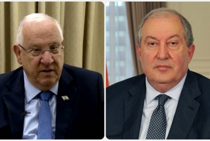 Նախագահ Արմեն Սարգսյանը Անկախության օրվա առթիվ շնորհավորական ուղերձ է հղել Իսրայելի նախագահին