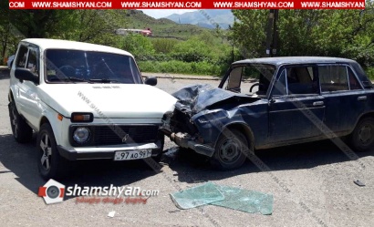 Ավտովթար Վայոց Ձորի մարզում. բախվել են 22–ամյա զինծառայողի Niva-ն և 23-ամյա վարորդի ВАЗ 2103-ը. կա 4 վիրավոր. ՖՈՏՈՌԵՊՈՐՏԱԺ