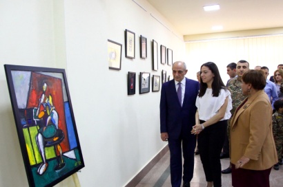 Բակո Սահակյանը ներկա է գտնվել «Խաղաղությունից խաղաղություն» անհատական ցուցահանդեսի բացմանը