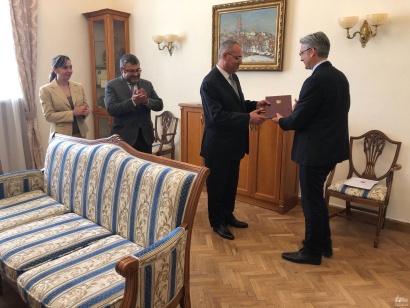 Օդեսայում Հայաստանի գլխավոր հյուպատոսը ստացավ իր հյուպատոսական գործողություններ իրականացնելու՝ Ուկրաինայի կառավարության հատուկ թույլտվությունը