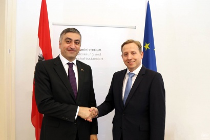 ՀՀ դեսպանը հանդիպում է ունեցել Ավստրիայի թվայնացման և գործարար կապերի դաշնային նախարարության գլխավոր քարտուղարի հետ