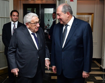 Նախագահ Արմեն Սարգսյանը շնորհավորական ուղերձ է հղել Հենրի Քիսինջերին ծննդյան 96-րդ տարեդարձի առթիվ