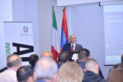 Նիկոլ Փաշինյանը իտալացի գործարարներին հրավիրեց մասնակից դառնալ ՀՀ տնտեսության թռիչքին