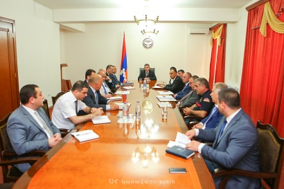Արցախի պետնախարարն անցկացրել է խորհրդակցություն՝ նվիրված համահայկական 7-րդ ամառային խաղերի կազմակերպչական աշխատանքներին