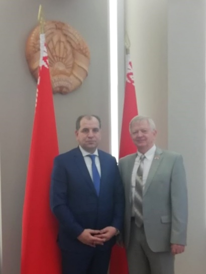 Բելառուսում ՀՀ դեսպանը հանդիպել է ԲՀ ԱԺ Հանրապետության խորհրդի միջազգային հարցերի և ազգային անվտանգության մշտական հանձնաժողովի նախագահին