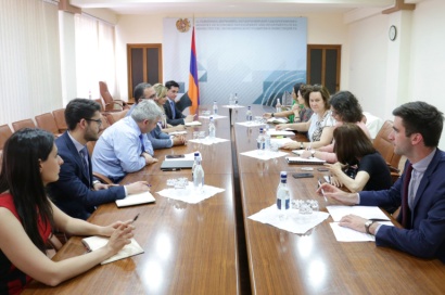 Զարգացման ֆրանսիական գործակալության պատվիրակության հետ քննարկվել է տնտեսությանն առնչվող ծրագրերը