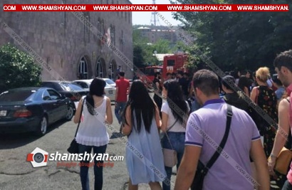 Երևանում՝ Մանկավարժական համալսարանում առաջացած գազի արտահոսքի պատճառով ուսանողներին տարհանել են. ՖՈՏՈՌԵՊՈՐՏԱԺ