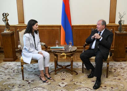Արմեն Սարգսյանն ընդունել է «Դասավանդի՛ր, Հայաստան» կրթական հիմնադրամի ներկայացուցիչներին