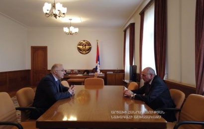 Բակո Սահակյանն ընդունել է «Հայաստան» համահայկական հիմնադրամի գործադիր տնօրեն Հայկակ Արշամյանին