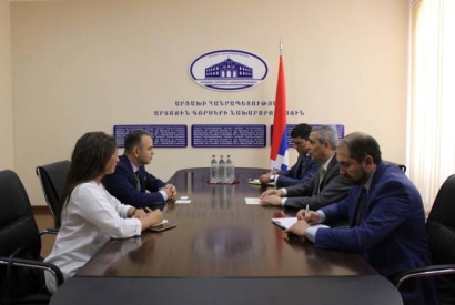 Արցախի ԱԳՆ ղեկավարն ընդունել է Հայաստանի Սփյուռքի գործերի գլխավոր հանձնակատարին