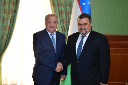 Ուզբեկստանում ՀՀ դեսպանն իր հավատարմագրերն է հանձնել Ուզբեկստանի արտաքին գործերի նախարարին