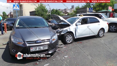Շղթայական ավտովթար Երևանում. բախվել են Mercedes-ը, BYD-ը, Ford-ը, Opel-ը. կա վիրավոր. ՖՈՏՈՌԵՊՈՐՏԱԺ, ՏԵՍԱՆՅՈՒԹ