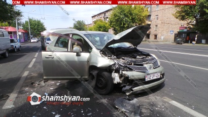 Ավտովթար Երևանում. բախվել են Nissan-ն ու Skoda-ն. կա վիրավոր. ՖՈՏՈՌԵՊՈՐՏԱԺ, ՏԵՍԱՆՅՈՒԹ