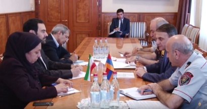 ՀՀ ոստիկանության պետն ընդունել է Իրանի արտակարդ և լիազոր դեսպանին. ՏԵՍԱՆՅՈՒԹ